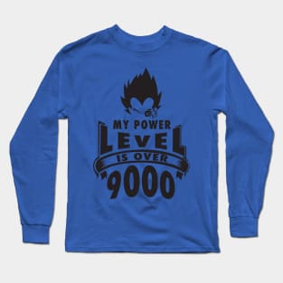 Vegeta Power Level Long Sleeve T-Shirt